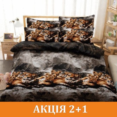 Комплект постельного белья "Семья" поликоттон